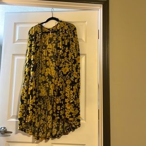 Free People Love Letters Tunic Blouse